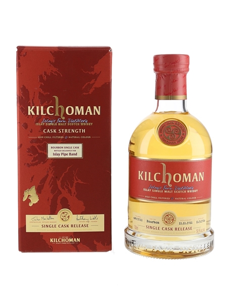 Kilchoman 2011 Single Cask Release Bottled 2016 - Islay Pipe Band 70cl / 59.5%