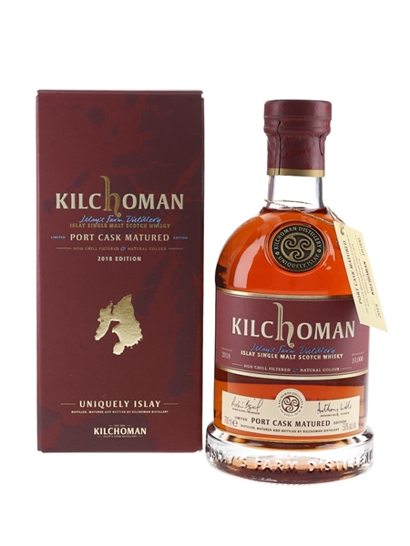 Kilchoman Port Cask Matured Bottled 2018 70cl / 50%