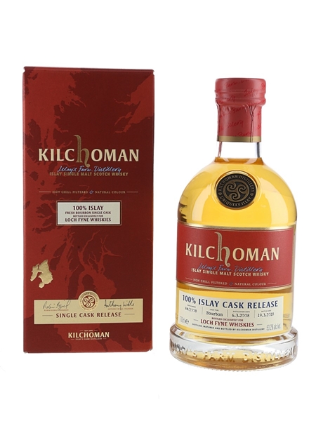 Kilchoman 2008 100% Islay Cask Release Bottled 2018 - Loch Fyne Whiskies 70cl / 53.2%