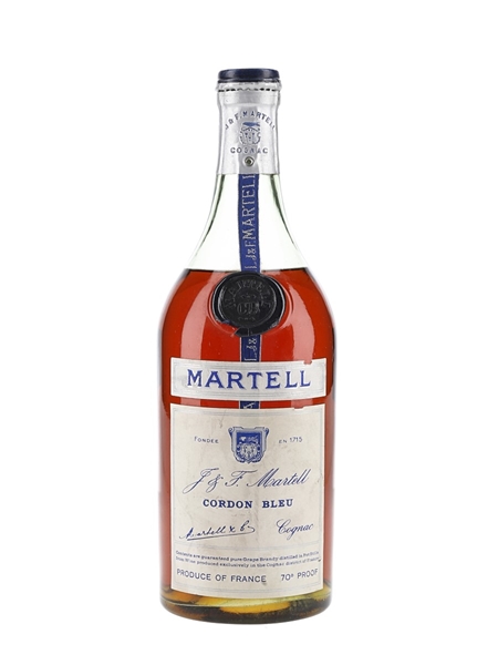 Martell Cordon Bleu Spring Cap Bottled 1950s 70cl / 40%