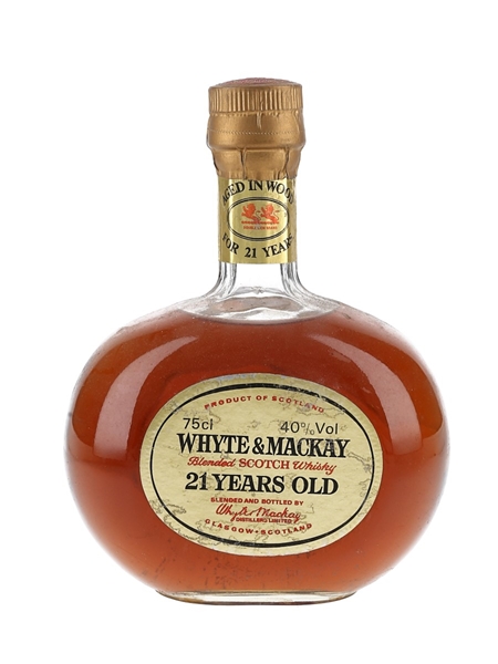 Whyte & Mackay 21 Year Old Bottled 1970s - 1980s 75cl / 40%