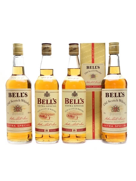 Bell's Extra Special Bottled 1980s - 1990s 2 x 75cl, 2 x 70cl