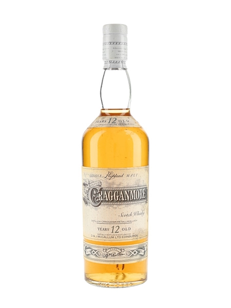 Cragganmore 12 Year Old Bottled 1980s 75cl / 40%