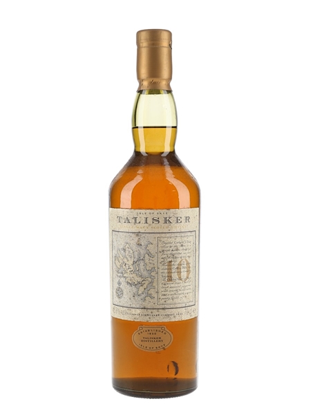 Talisker 10 Year Old Bottled 2000s - Map Label 75cl / 45.8%