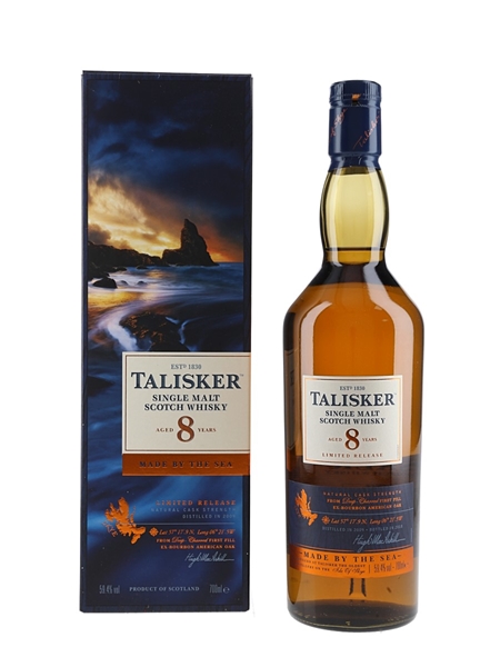 Talisker 8 Year Od Made By The Sea Bottled 2018 70cl / 59.4%