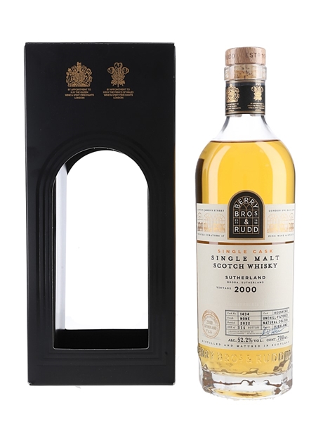 Sutherland 2000 Cask No. 1434 Bottled 2022 - Berry Bros & Rudd 70cl / 52.2%