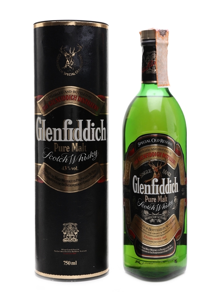 Glenfiddich Special Reserve Pure Malt Bottled 1980s - Schweppes 75cl / 43%