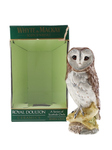 Beneagles Barn Owl Decanter Whyte & Mackay's Bottled 1980s - Royal Doulton 20cl / 40%