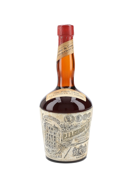 P.J.A Chrispijn Creme De Cacao Bottled 1920s 37cl / 20%