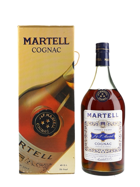 Martell 3 Star VS Bottled 1970s 94.6cl / 40%