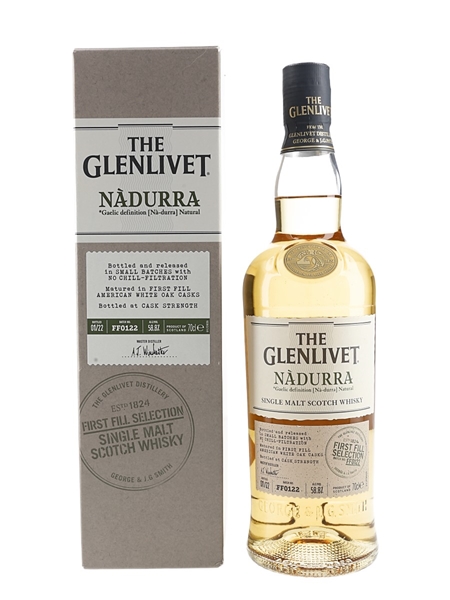 Glenlivet Nadurra First Fill American Oak Bottled 2022 - Batch FF0122 70cl / 58.8%