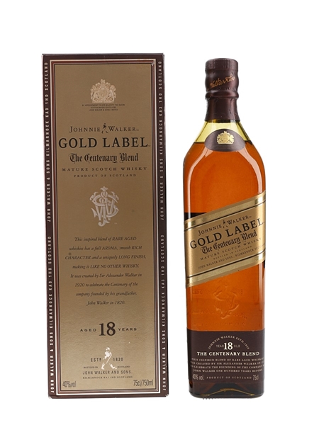 Johnnie Walker Gold Label 18 Year Old The Centenary Blend 75cl / 40%