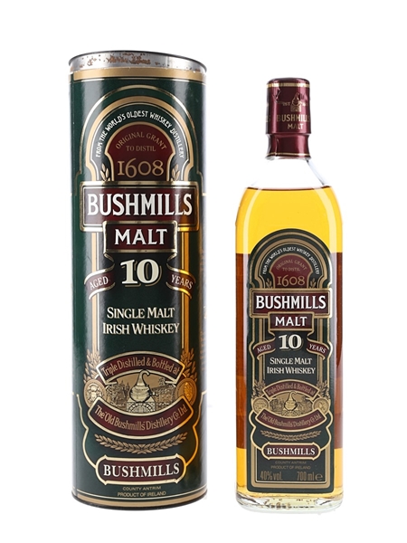 Bushmills 10 Year Old  70cl / 40%