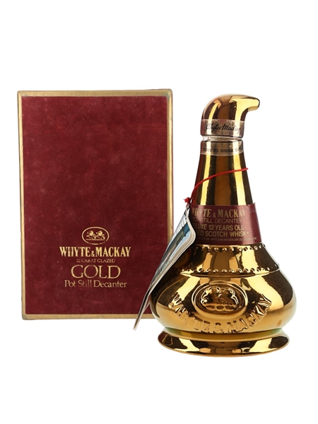 Whyte & Mackay De-Luxe 12 Year Old Pot Still Decanter 100cl / 43%