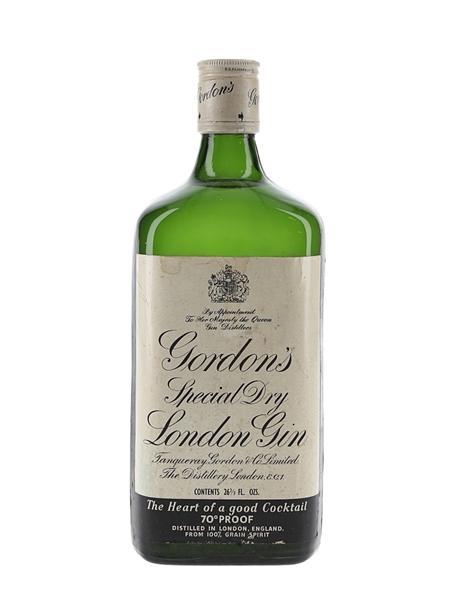 Gordon's Special Dry London Gin Bottled 1970s 75.7cl / 40%