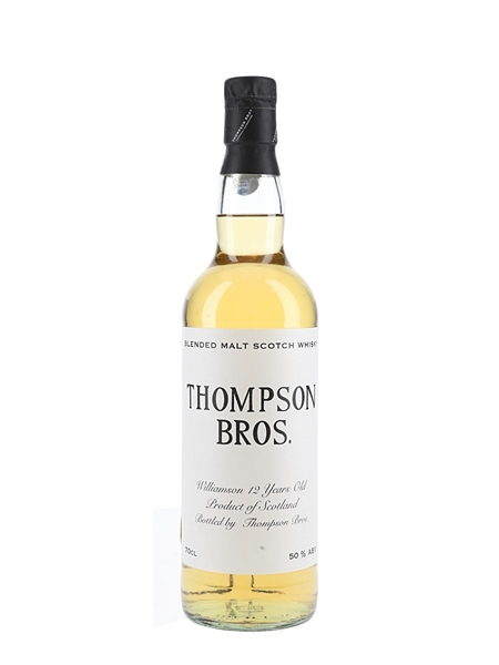Williamson 2010 12 Year Old Blended Malt Scotch Whisky Bottled 2022 - Thompson Bros 70cl / 50%