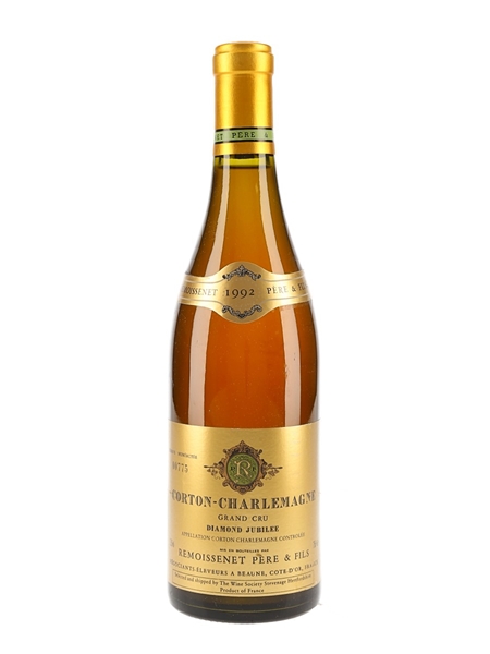 1992 Corton Charlemagne Grand Cru Diamond Jubilee - Remoissenet Pere & Fils 75cl / 13.5%