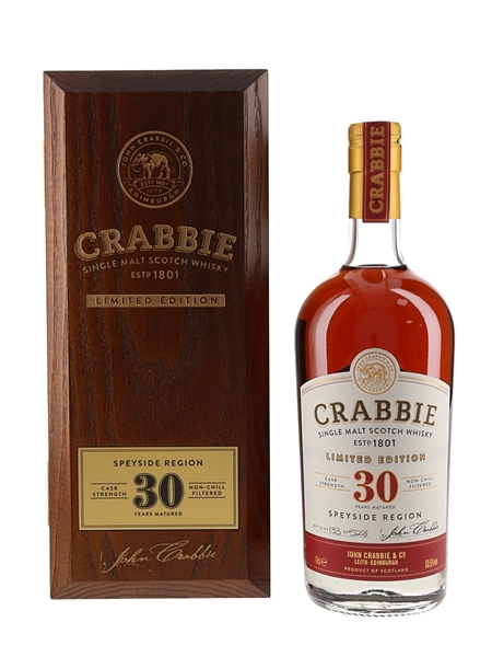 Crabbie 30 Year Old Bottled 2019 70cl / 44%