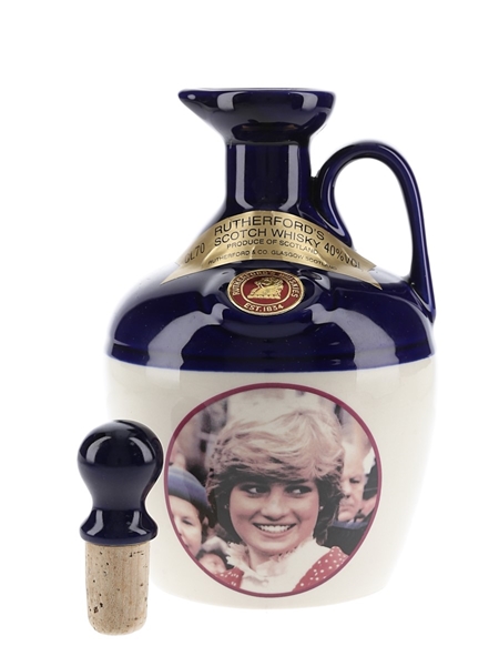 Rutherford's Ceramic Decanter Montrose Pottery - Princess Diana 70cl / 40%
