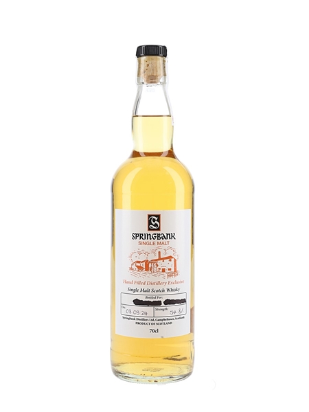 Springbank Hand Filled Distillery Exclusive  70cl / 54.8%