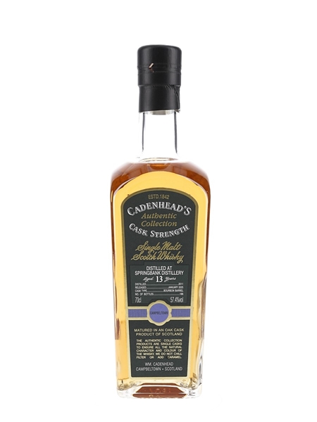 Springbank 2011 13 Year Old Bottled 2025 - Cadenhead's 70cl / 57.4%