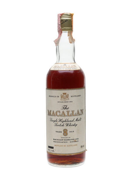 Macallan 8 Year Old Bottled 1980s 75cl / 43%