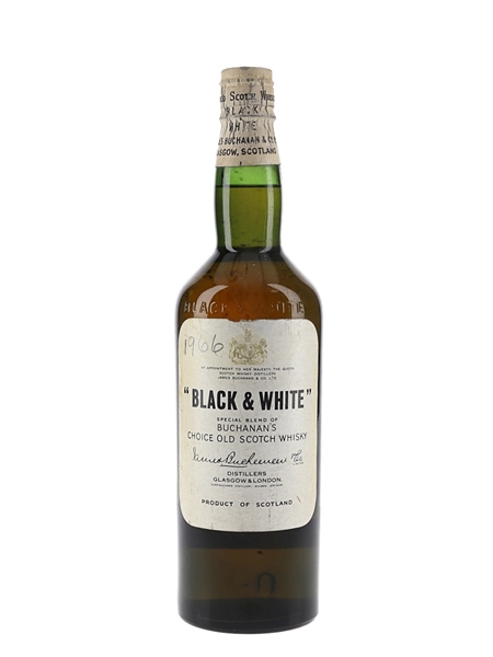 Buchanan's Black & White Spring Cap Bottled 1960s 75cl / 40%