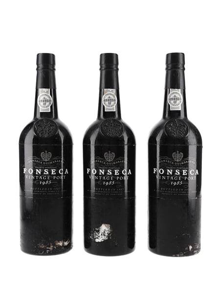 1985 Fonseca Vintage Port Bottled 1987 3 x 75cl / 20.5%