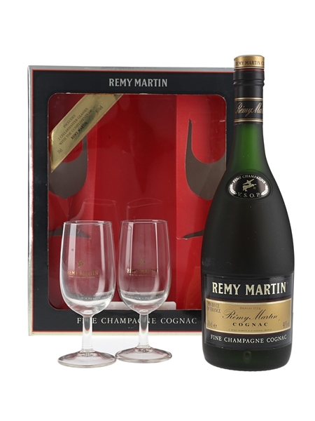 Remy Martin VSOP - Cellarmaster Glasses Bottled 1980s-1990s 70cl / 40%