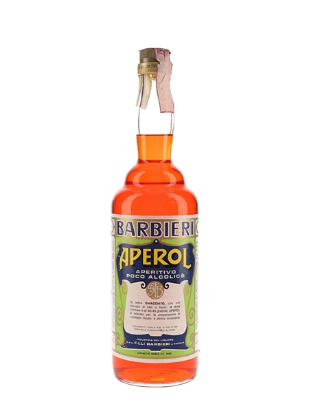 Aperol Barbieri Bottled 1970s 100cl / 11%