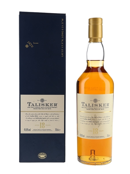Talisker 18 Year Old Bottled 2000s 70cl / 45.8%