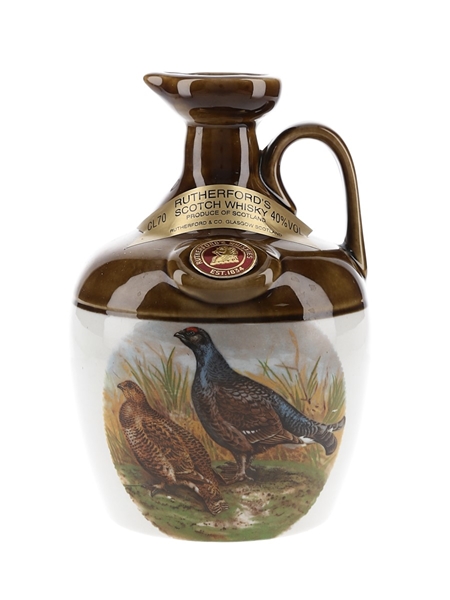 Rutherford's Ceramic Decanter Montrose Pottery - Gamebird Decanter 70cl / 40%