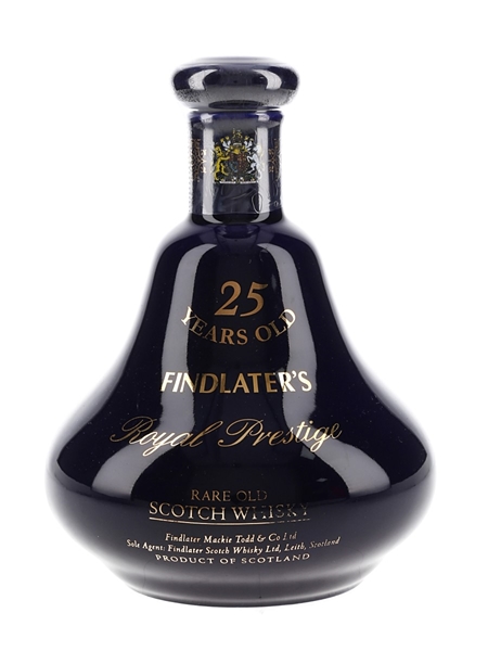 Findlater's 25 Year Old Royal Prestige Wade Porcelain Decanter 70cl / 43%