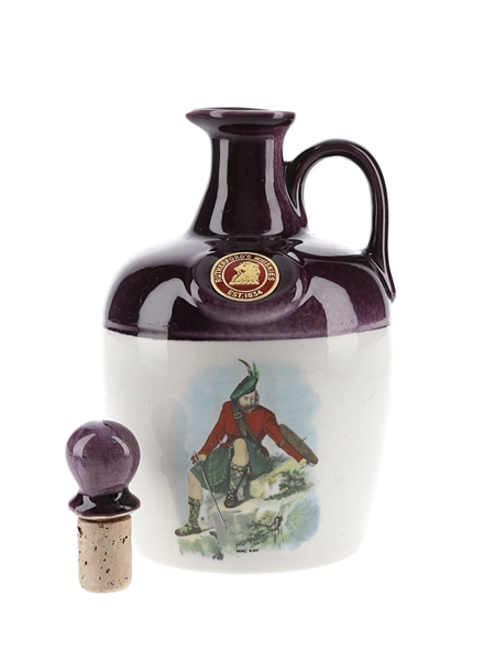 Rutherford's Ceramic Decanter Montrose Pottery - Clansman 70cl / 40%
