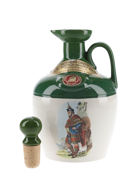 Rutherford's Ceramic Decanter Montrose Pottery - Clansman 70cl / 40%