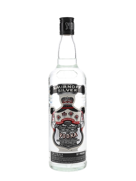 Smirnoff Silver Bottled 1970s 75cl / 43%