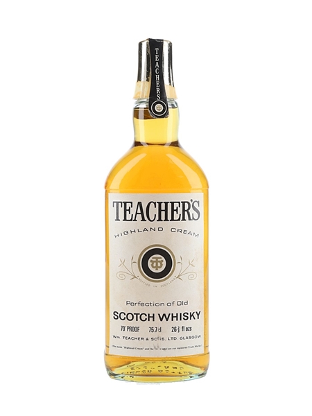 Teacher's Highland Cream Bottled 1970s 75.7cl / 40%