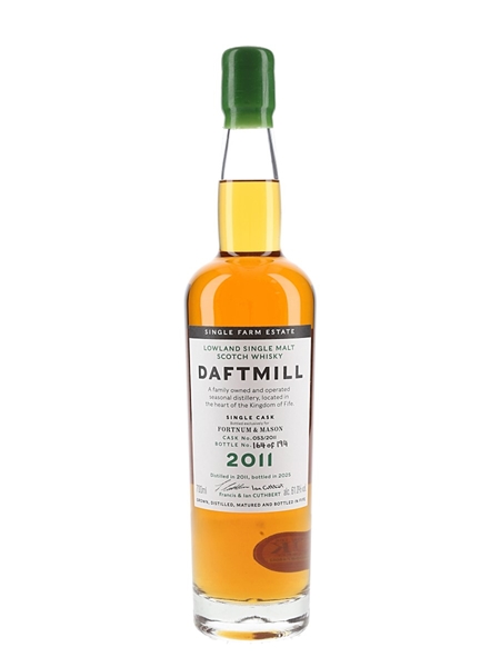 Daftmill 2011 Single Cask Bottled 2025 - Fortnum & Mason 70cl / 61%