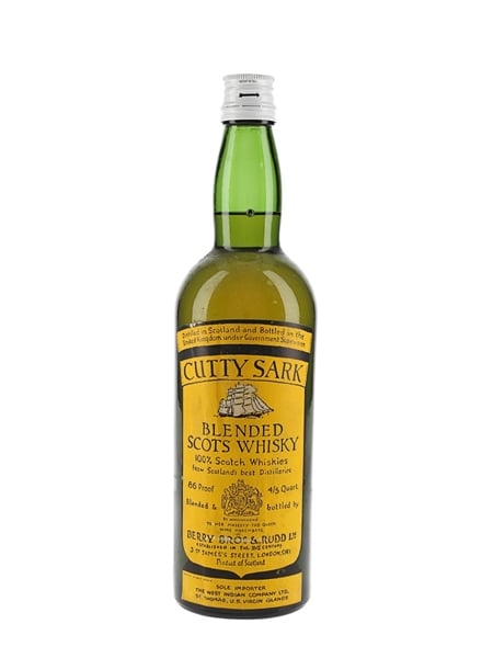 Cutty Sark Bottled 1960s 75.7cl / 43%