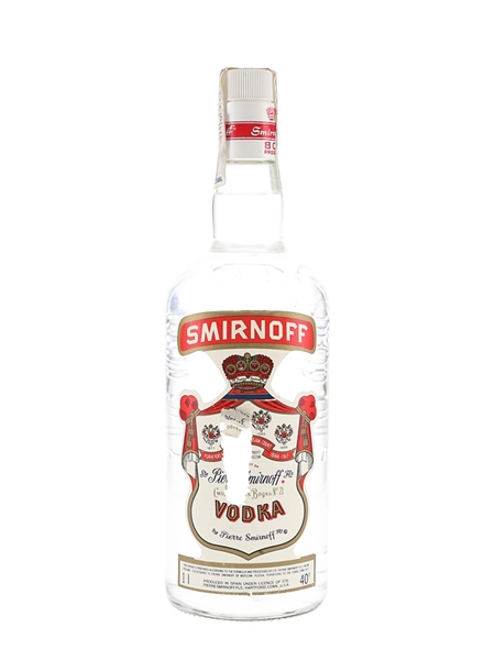 Smirnoff Red Label Bottled 1980s - 1990s 100cl / 40%