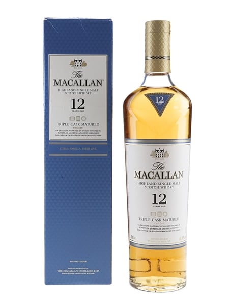 Macallan 12 Year Old Fine Oak Triple Cask Matured 70cl / 40%