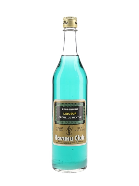 Havana Peppermint Liqueur Creme De Menthe Bottled 1970s-1980s 75cl / 30%