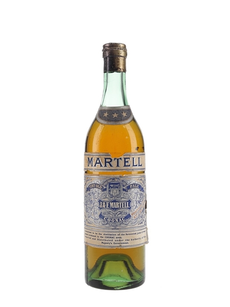 Martell 3 Star VOP Spring Cap Bottled 1950s 70cl / 40%