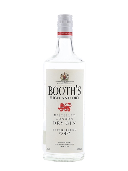 Booth's High And Dry Gin Bottled 1980s 75cl / 40%