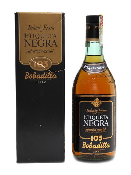 Bobadilla 103 Etiqueta Negra Brandy Bottled 1970s 75cl / 40%