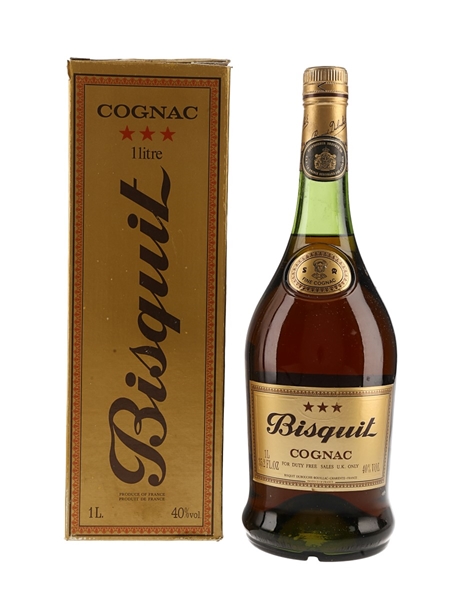 Bisquit 3 Star Bottled 1970s-1980s 100cl / 40%