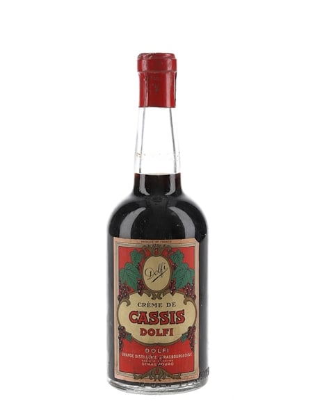 Dolfi Creme De Cassis Bottled 1920s - 1930s 37cl