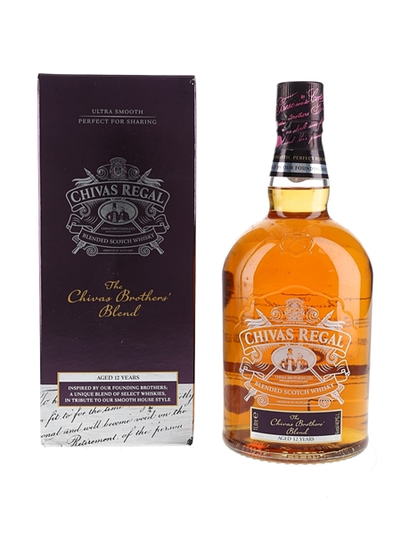 Chivas Regal 12 Year Old Bottled 2016 - The Chivas Brothers' Blend 100cl / 40%