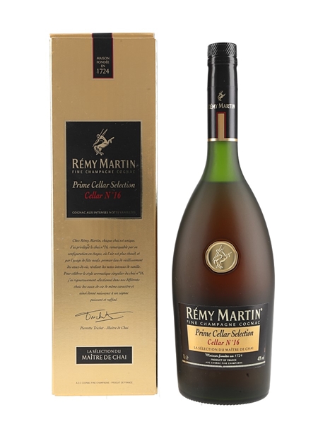 Remy Martin Cellar No.16 Bottled 2016 - Prime Cellar Selection 100cl / 40%