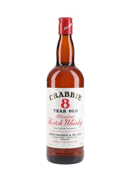 Crabbie 8 Year Old Bottled 1980s 75cl / 40%